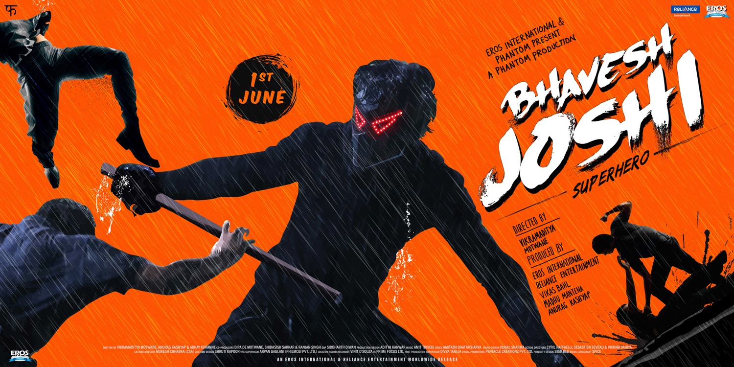 Bhavesh Joshi Superhero - Orange poster #SeekRed